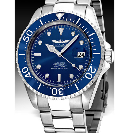 Perigaum P-1308-SS-BL laikrodis