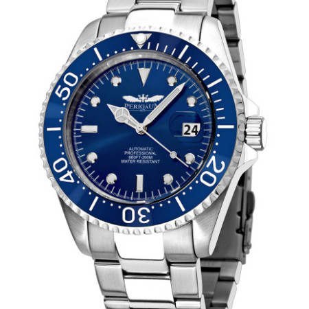 Perigaum P-1308-SS-BL laikrodis