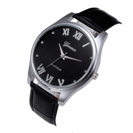 LAIKRODIS “ROMAN NUMERALS BLACK“