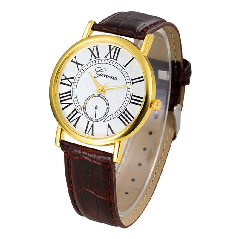 LAIKRODIS “GENEVA ROMAN BROWN“