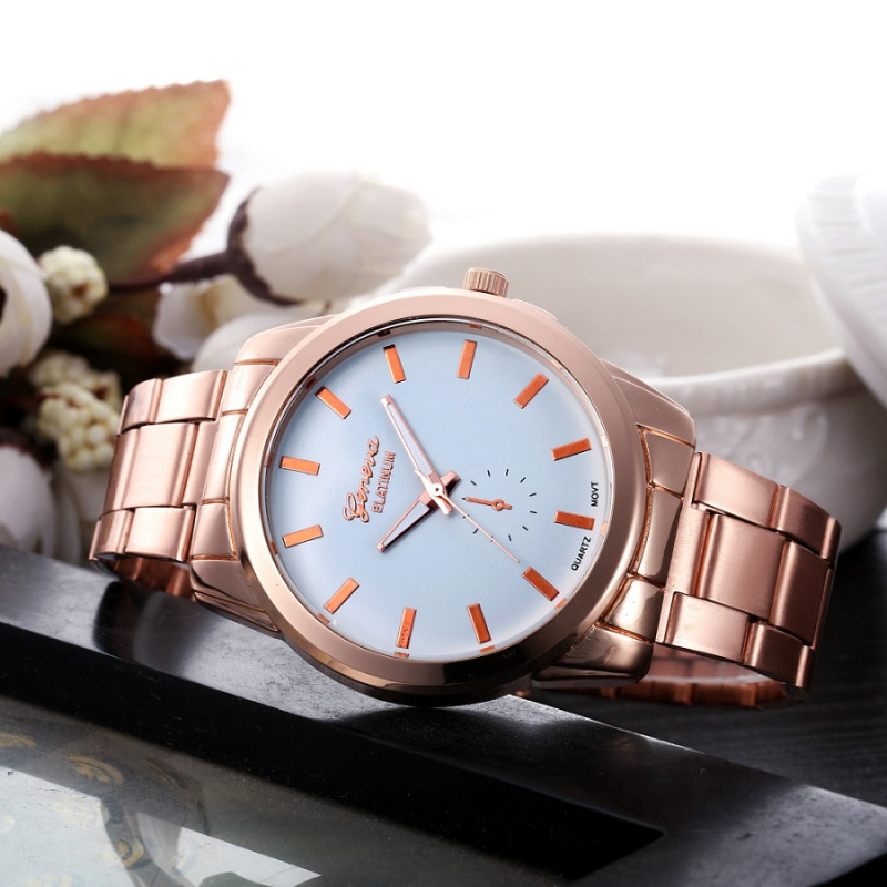 LAIKRODIS „GENEVA ROSE GOLD“