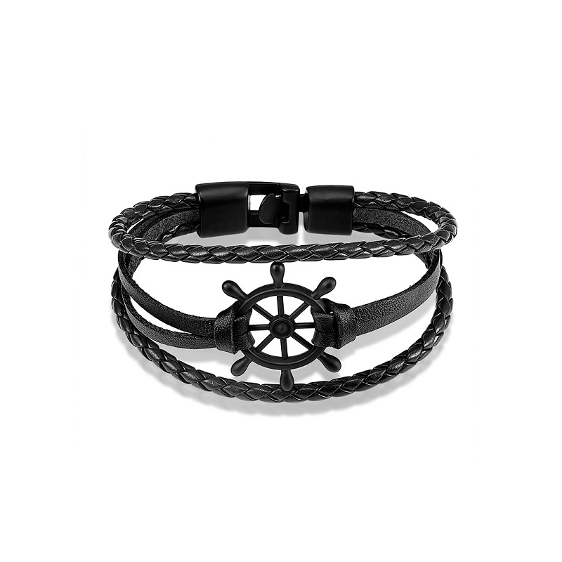ODINĖ APYRANKĖ “ANCHOR BLACK“