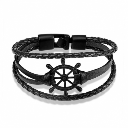ODINĖ APYRANKĖ “ANCHOR BLACK“