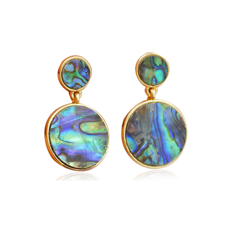 AUSKARAI „GEOMETRIC“, 18K PAAUKSAVIMAS