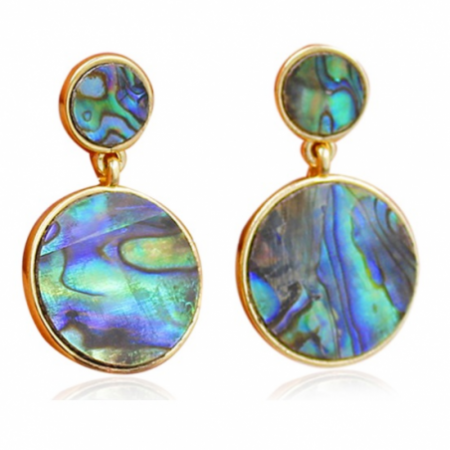 AUSKARAI „GEOMETRIC“, 18K PAAUKSAVIMAS