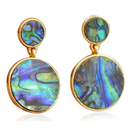 AUSKARAI „GEOMETRIC“, 18K PAAUKSAVIMAS