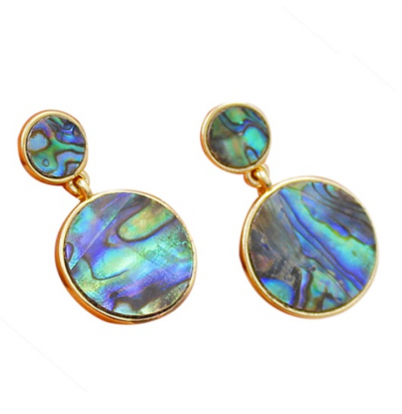 AUSKARAI „GEOMETRIC“, 18K PAAUKSAVIMAS