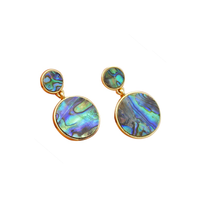 AUSKARAI „GEOMETRIC“, 18K PAAUKSAVIMAS