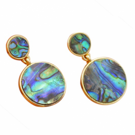 AUSKARAI „GEOMETRIC“, 18K PAAUKSAVIMAS