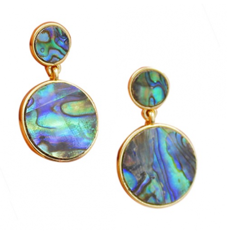 AUSKARAI „GEOMETRIC“, 18K PAAUKSAVIMAS