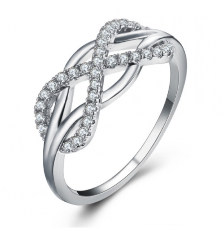 ŽIEDAS “INFINITY XI“, 17 DYDIS, 18K PAAUKSAVIMAS