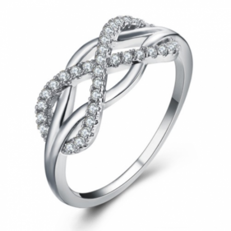 ŽIEDAS “INFINITY XI“, 17 DYDIS, 18K PAAUKSAVIMAS