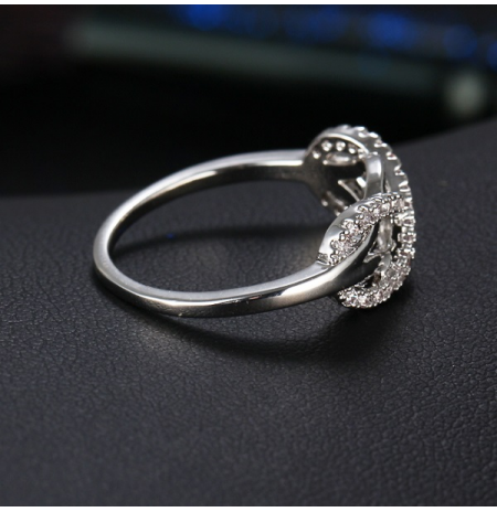 ŽIEDAS “INFINITY XI“, 17 DYDIS, 18K PAAUKSAVIMAS