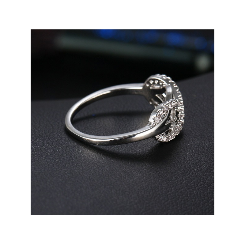 ŽIEDAS “INFINITY XI“, 17 DYDIS, 18K PAAUKSAVIMAS