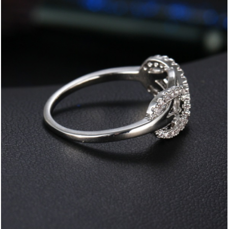 ŽIEDAS “INFINITY XI“, 17 DYDIS, 18K PAAUKSAVIMAS