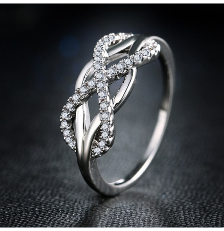 ŽIEDAS “INFINITY XI“, 17 DYDIS, 18K PAAUKSAVIMAS