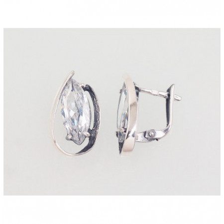 Sudraba auskari ar 'angļu'...