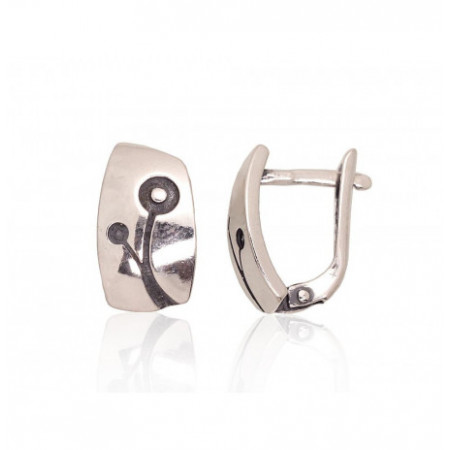 Sudraba auskari ar 'angļu'...